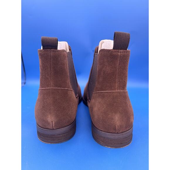 New ALDO Men's Chelsea Boots Genuine Brown Suede Leather US Size 12 Tried On - Picture 3 of 6